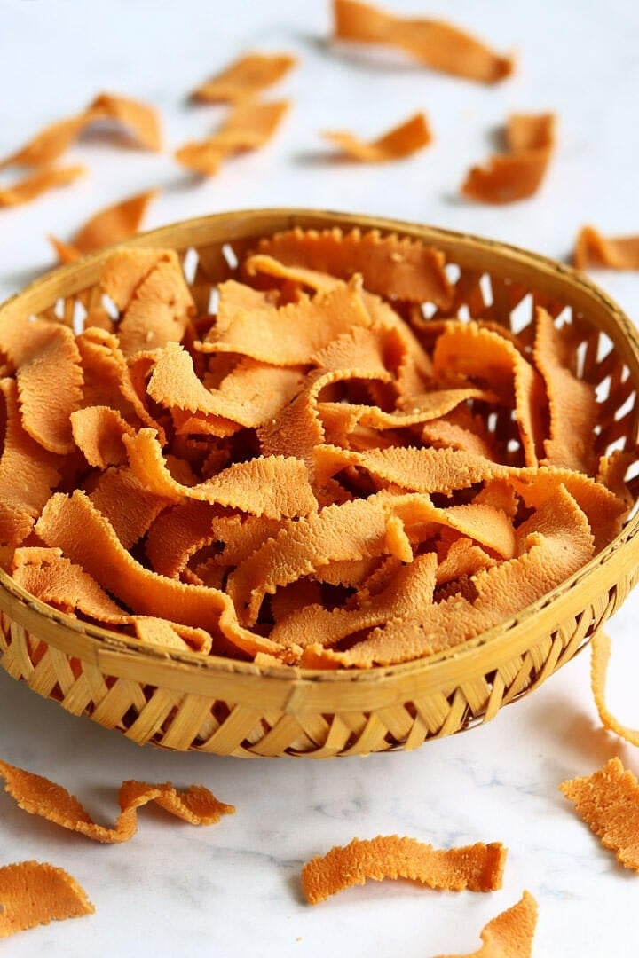Carrot Ribbon Pakoda